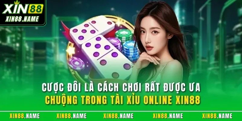 Cược đôi là cách chơi rất được ưa chuộng trong tài xỉu online XIN88
